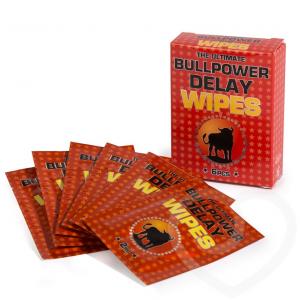 6 Servetele Anti-Ejaculare Bull Power Wipes Delay